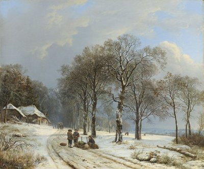 Paesaggio invernale, 1835-8 da Barend Cornelis Koekkoek